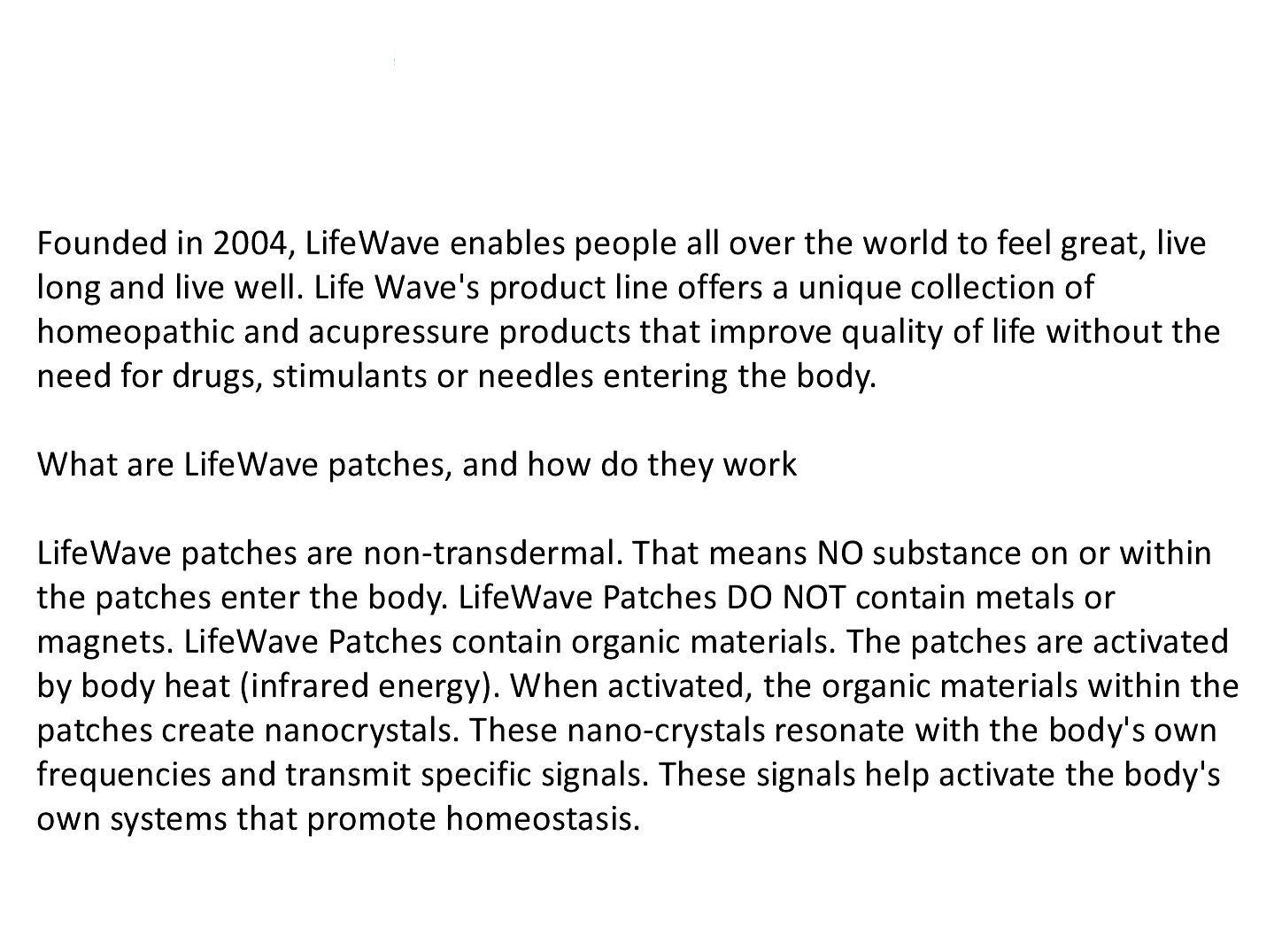 Lifewave Patches UK 4